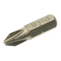 RS PRO Screwdriver Bit, 1/4 in Hex Drive, PH2 Tip, Chrome Vanadium Steel, 1-Piece 252-927