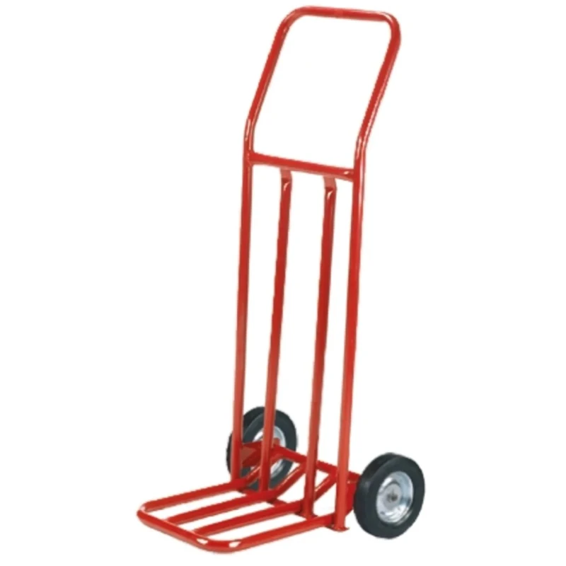 RS PRO Light Duty Foldable Steel Sack Truck, 90 kg Load Capacity, 200 mm Wheels, Steel Frame and Load Plate 252-012
