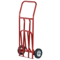 RS PRO Light Duty Foldable Steel Sack Truck, 90 kg Load Capacity, 200 mm Wheels, Steel Frame and Load Plate 252-012
