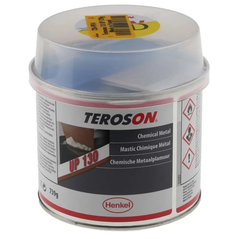 Teroson Polyester Paste Adhesive for Metal, Ceramic, Plastic, Wood, Concrete 739 g TEROSON UP 130