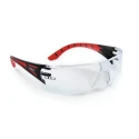 Riley STREAM RED Safety Glasses Moisture Resistant Anti-Scratch UV400 Anti-Fog Red Polycarbonate Lens RLY00205