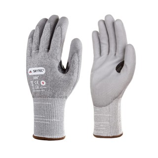 Skytec Skytec SS6 Grey Nylon Gloves Size 7 Polyurethane Coating SKY0010
