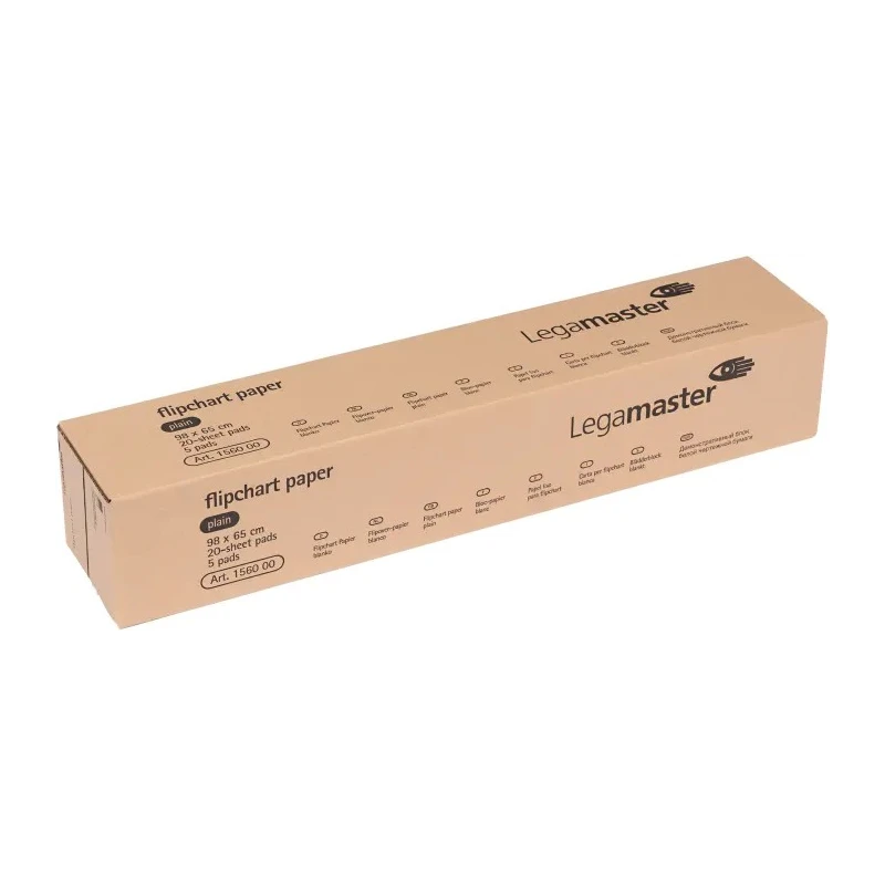 Legamaster Plain A1 Flip Chart Paper Pad 20 Sheets 98 x 65 cm 80 gsm 1560-00