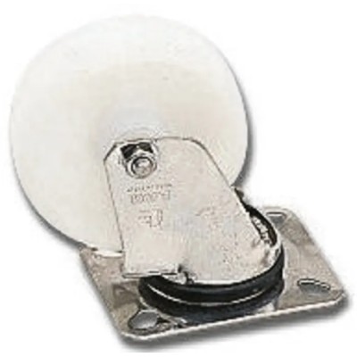LAG Stainless Steel Frame Swivel Castor 150 kg Load Capacity 125 mm Polyamide Wheel 17131