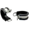 RS PRO 18 mm ID Black Zinc Coated Stainless Steel P-Clip 226-9024