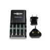 Ansmann Battery Charger Powerline 4 Smart NiCd NiMH 500 mA AA AAA EU UK Plug 100-240V 1001-0049-UK