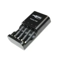 Ansmann Battery Charger Powerline 4 Smart NiCd NiMH 500 mA AA AAA EU UK Plug 100-240V 1001-0049-UK