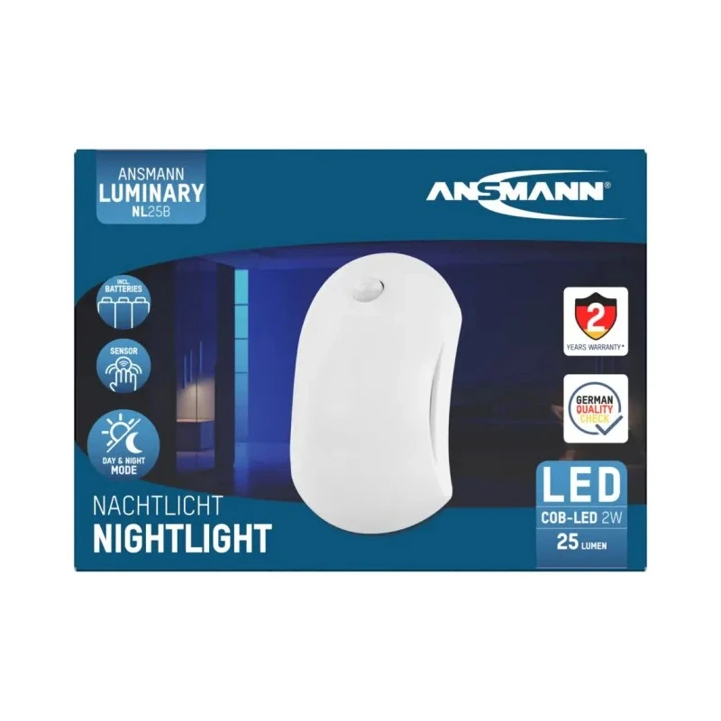 Ansmann Magnetic Base 2 W Night Light LED Controller, Dimmable, 4.5V 1600-0405