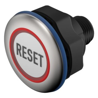 EAO Capacitive Switch Latching NO Illuminated Round Push Button Operator, Green LED, Stainless Steel 84-ACKS-C19-04C6