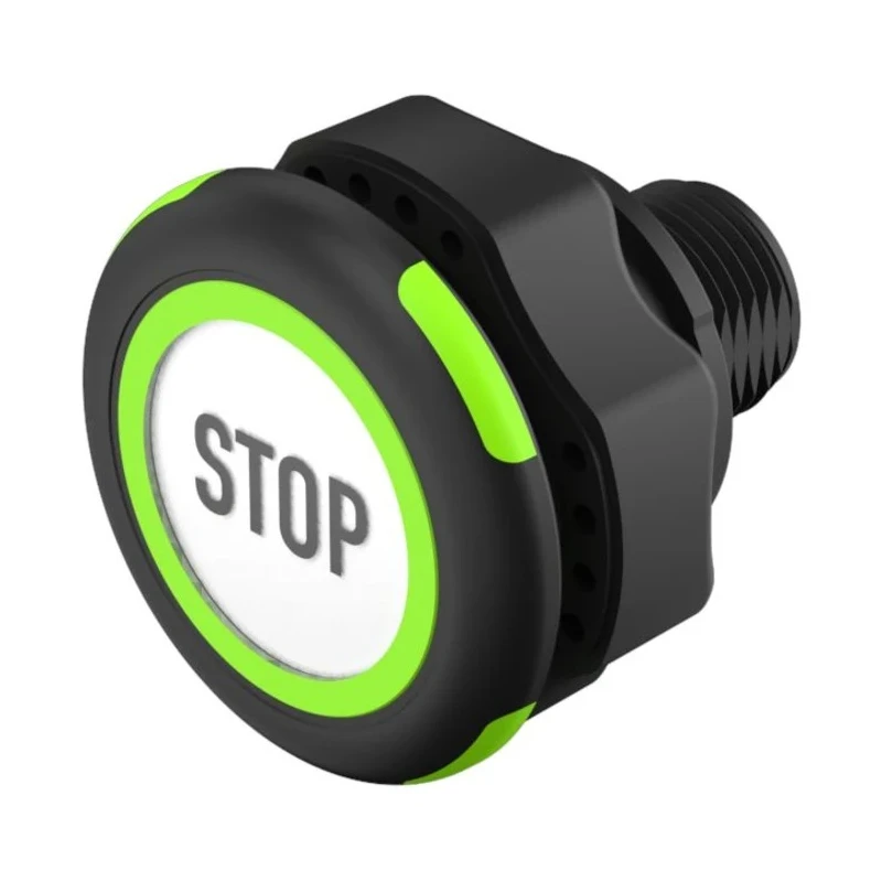 EAO Capacitive Switch Latching NO Illuminated Stainless Steel Round Push Button Operator Red Green IO-Link 84-ASKS-C18-04A8