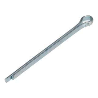 RS PRO 38.1 mm Bright Zinc Steel Split Pin, 2.4 mm Diameter 270-136