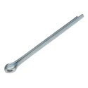 RS PRO 38.1 mm Bright Zinc Steel Split Pin, 2.4 mm Diameter 270-136