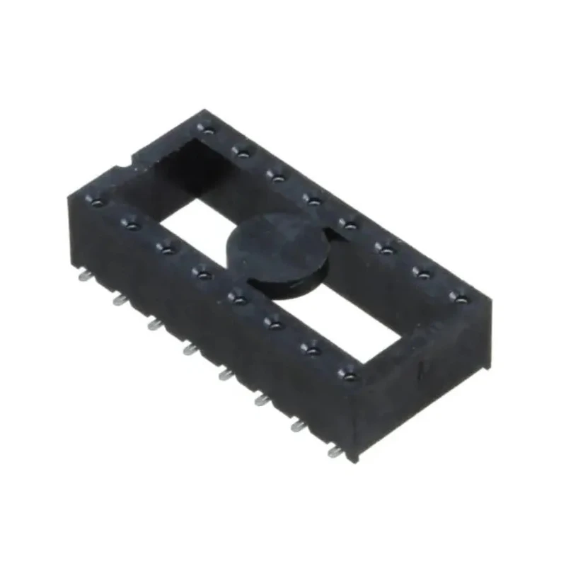 Samtec 2.54 mm Pitch Straight 28 Way Surface Turned Pin Open Frame ZIF IC Dip Socket ICF-628-T-O-TR