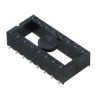 Samtec 2.54 mm Pitch Straight 28 Way Surface Turned Pin Open Frame ZIF IC Dip Socket ICF-628-T-O-TR