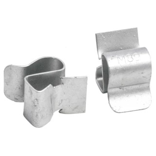 RS PRO Girder Cable Clip Stainless Steel Passivated Zinc Plated for 8-9mm Cable Diameter 4 mm Flange Thickness 277-086