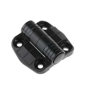 Southco Black Acetal Copolymer Detent Hinge with Fixed Pin, Screw Fixing, 52 mm x 57 mm x 10.4 mm C6-5