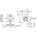 Southco Black Acetal Copolymer Detent Hinge with Fixed Pin, Screw Fixing, 52 mm x 57 mm x 10.4 mm C6-5