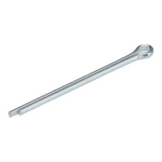 RS PRO Steel Split Pin 32 mm Length 2 mm Diameter Bright Zinc Finish 270-120