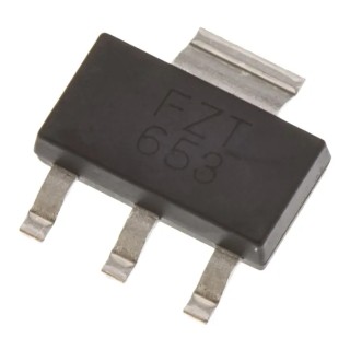 DiodesZetex 2 A NPN Bipolar Transistor 100 V Surface Mount SOT-223 Package FZT653TA