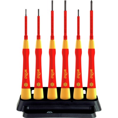 Wiha Precision Screwdriver Set Phillips and Slotted IK10 6-Piece Germany IK10