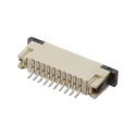 Samtec 1 mm Pitch 10 Way Horizontal Male FPC Connector Surface Mount Solder Termination ZF1-10-02-T-WT-TR