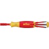 Wiha Pozidriv Plus Minus Screwdriver Bit Set, 6 Pieces, 75 mm Overall Length, Magazine Liftup Electric, IEC 60900 41234
