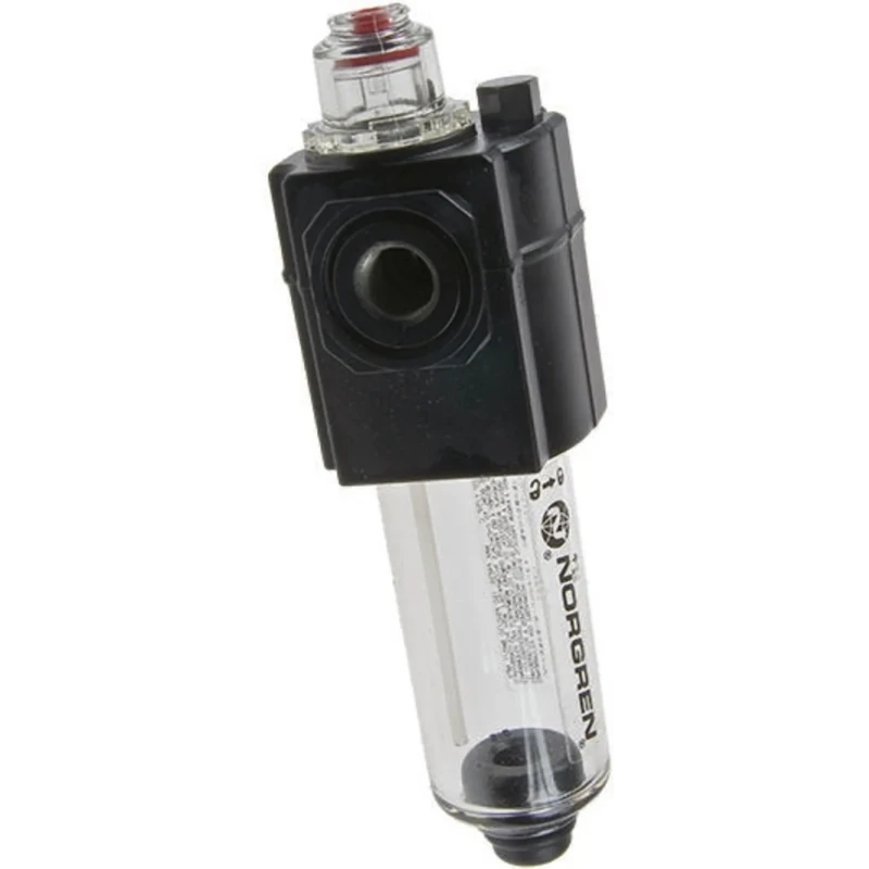 Norgren 1/4 in Pneumatic Air Lubricator 10 bar Transparent Polycarbonate Bowl, L72M-2GP-ETN