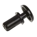 Essentra Nylon Snap Rivet 4 mm, Nylon Body, 9 mm Length, Plain Finish, RoHS Compliant SR4070B