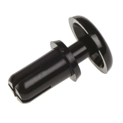 Essentra Nylon Snap Rivet 4 mm, Nylon Body, 9 mm Length, Plain Finish, RoHS Compliant SR4070B