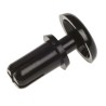 Essentra Nylon Snap Rivet 4 mm, Nylon Body, 9 mm Length, Plain Finish, RoHS Compliant SR4070B