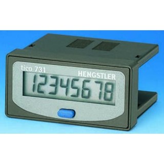 Hengstler Panel Mount Digital Counter 8 Digit LCD 7mm Digit Height 30 Hz Max Count Frequency 24V dc 0 731 203