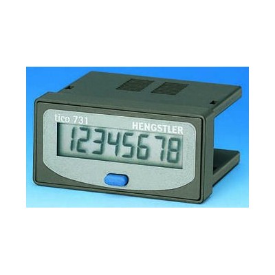 Hengstler Panel Mount Digital Counter 8 Digit LCD 7mm Digit Height 30 Hz Max Count Frequency 24V dc 0 731 203
