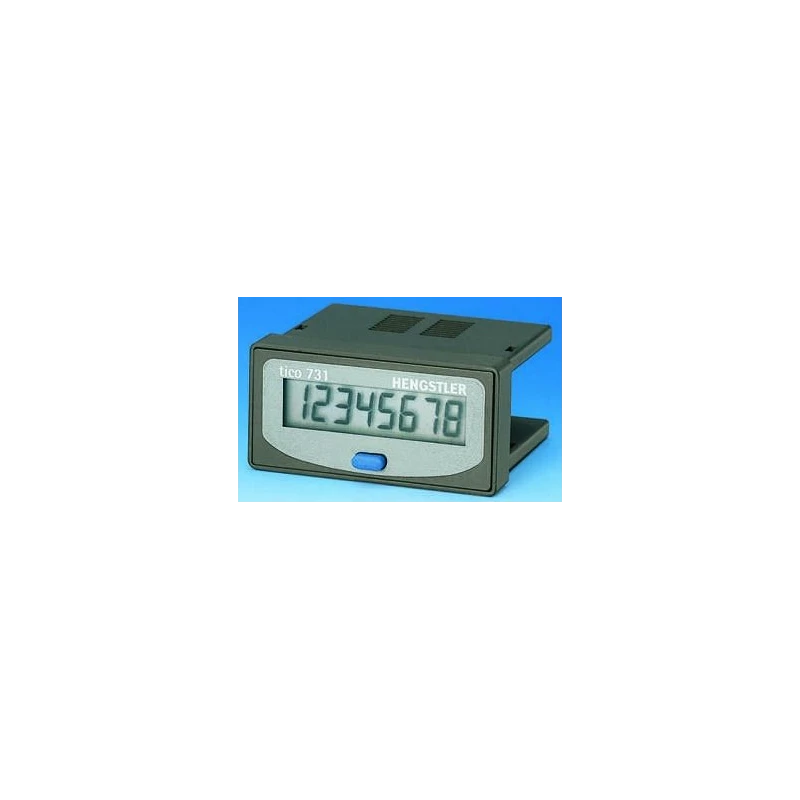 Hengstler Panel Mount Digital Counter 8 Digit LCD 7mm Digit Height 30 Hz Max Count Frequency 24V dc 0 731 203