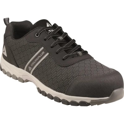 Delta Plus Men's Black Grey Composite Safety Trainer Lace Up Shoe UK 8 EU 42 BOSTOSPBO42