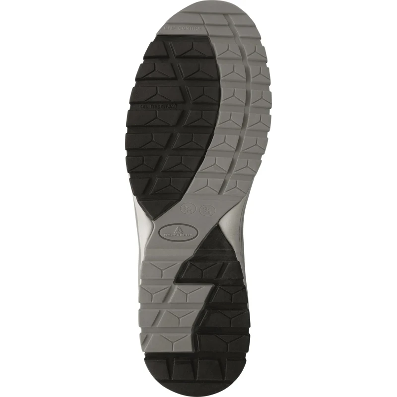 Delta Plus Men's Black Grey Composite Safety Trainer Lace Up Shoe UK 8 EU 42 BOSTOSPBO42