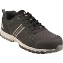 Delta Plus Men's Black, Grey Composite Safety Trainer Lace Up Footwear BOSTOSPNO41