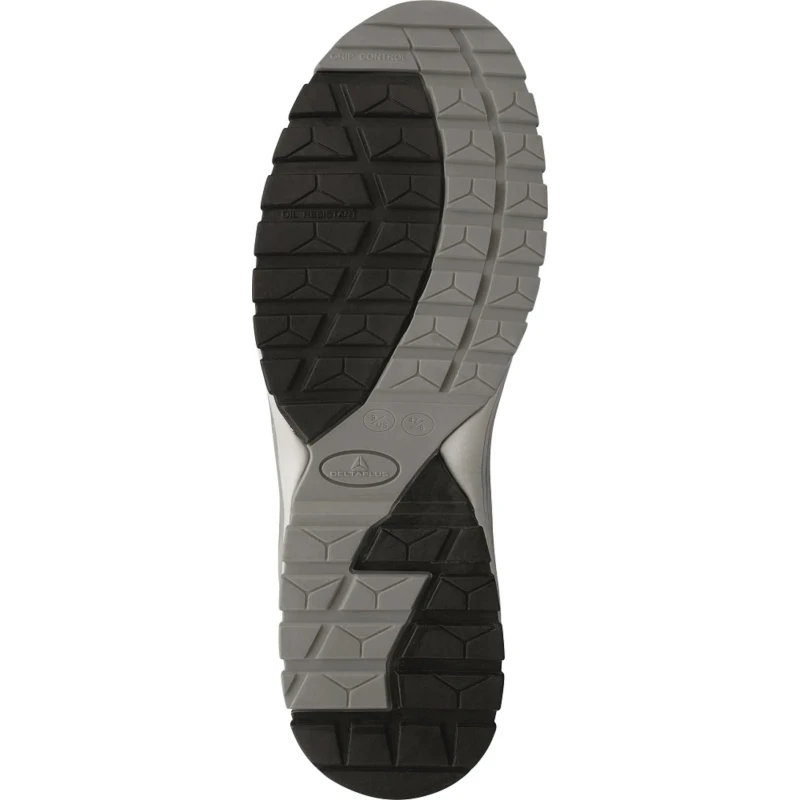 Delta Plus Men's Grey, Black Composite Safety Trainer Lace Up UK 9 EU 43 BOSTOSPNP43