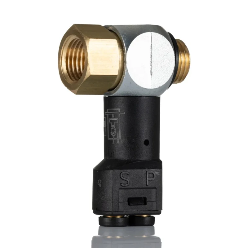 Legris Pressure Decay Sensor Female Inlet 3/8 in, Outlet Tube 4mm, Max Operating Pressure 8 bar 7818 04 17