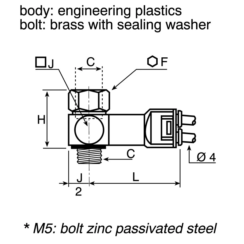 Legris Pressure Decay Sensor Female Inlet 3/8 in, Outlet Tube 4mm, Max Operating Pressure 8 bar 7818 04 17