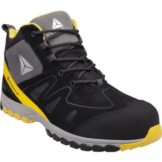 Delta Plus MANHATTAN Black Composite Toe Capped Men's Safety Boots EU 39, Size UK 6, EN ISO 20344:2011, EN ISO MANHAS3NJ39