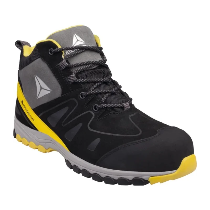 Delta Plus MANHATTAN Black Composite Toe Capped Men's Safety Boots EU 39, Size UK 6, EN ISO 20344:2011, EN ISO MANHAS3NJ39