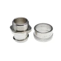 Adaptaflex Nickel-Plated Brass Conduit Fitting 25 mm Nominal Size M25 Thread Size IP40 Rated 7TCA296010R0098 S25/M25/A