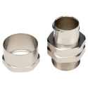 Adaptaflex Nickel Plated Brass Conduit Fitting 19.05 mm Nominal Size M25 Thread IP54 7TCA296040R0141 SPB25/M25/B