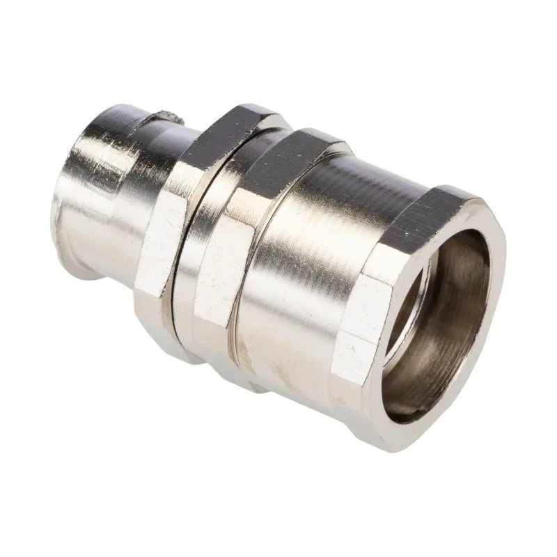 Adaptaflex Nickel Plated Brass Conduit Fitting 19.05 mm Nominal Size M25 Thread IP54 7TCA296040R0141 SPB25/M25/B