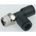 Legris LF3000 Series Male Pneumatic Fitting Nickel Plated Brass 1/4 in R LF3000