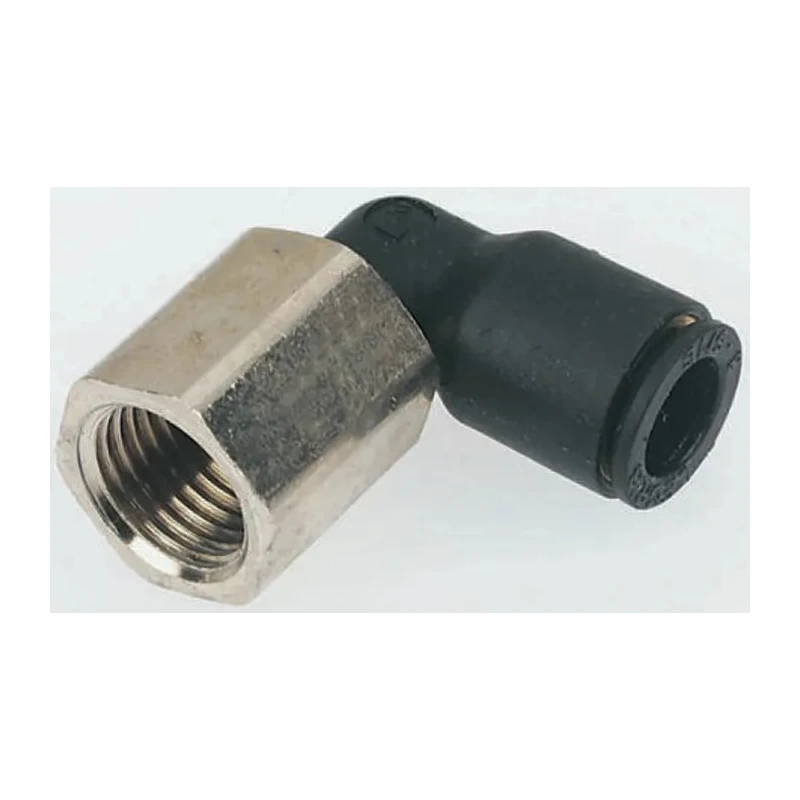 Legris LF3000 Series Female Pneumatic Fitting Nickel Plated Brass 1/2 in G LF3000