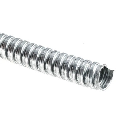 Adaptaflex Galvanised Steel Flexible Conduit 16 mm Nominal Diameter, Uncoated, Grey, 10m Length 7TCA296010R0032 S16/10M