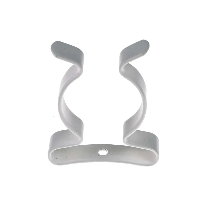 RS PRO 31.75 mm Nylon Stainless Steel Spring Clip White Nylon Coating 289-613