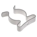 RS PRO 31.75 mm Nylon Stainless Steel Spring Clip White Nylon Coating 289-613