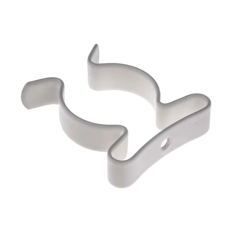 RS PRO 31.75 mm Nylon Stainless Steel Spring Clip White Nylon Coating 289-613